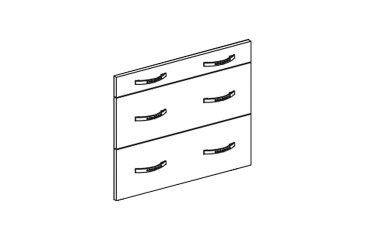 Фото Фасад Н 80 3Ш (1+2) Favorit Оля