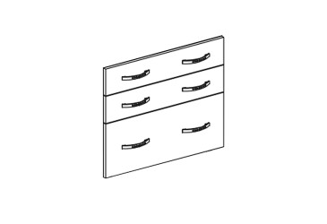 Фото Фасад Н 80 3Ш (2+1) Favorit Оля