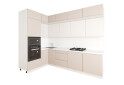 Фото 2 - Кухня угловая Вип-Мастер Интерно Люкс / Interno Luxe 160х280 см, беж мат / молочный