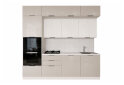 Изображение 3 - Кухня Мебель Стар Диплос / Diplos Blum 240 см, альмонд Gloss / белое дерево