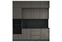 Image 3 - Кухня VIP-master Інтерно Глянець Люкс/ Interno Gloss Luxe 2.4 м, антрацит / темно сірий глянець