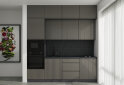 Image 1 - Кухня VIP-master Інтерно Глянець Люкс/ Interno Gloss Luxe 2.4 м, антрацит / темно сірий глянець