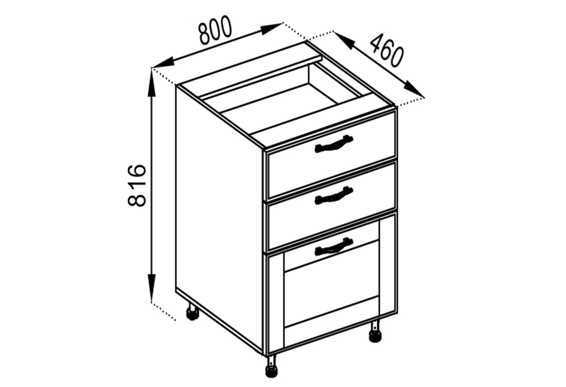 Фото Н 80 3Ш (2+1) Favorit Доминика Svit Mebliv