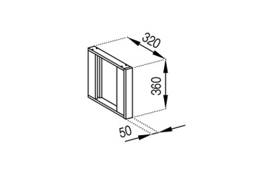 Фото А вставка (320) (фасад ДСП) Домініка Світ Меблів