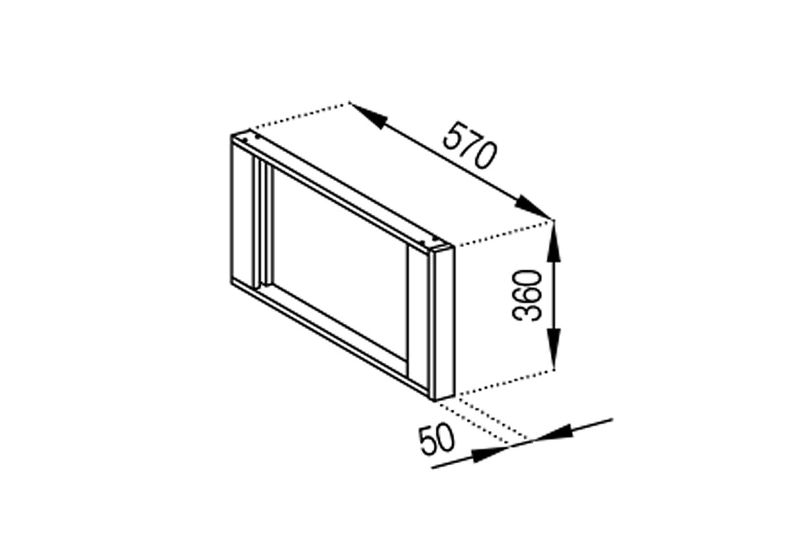 Фото А вставка (570) (фасад ДСП) Домініка Світ Меблів