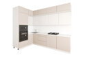 Image 2 - Кухня угловая Вип-Мастер Интерно Люкс / Interno Luxe 160х280 см, беж мат / молочный