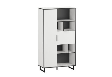 Image Стелаж комбі Moreli F-0006 Forte / Форте, 90 см білий