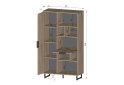 Image 4 - Стеллаж комби Moreli F-0006 Forte / Форте, 90 см дуб аппалачи