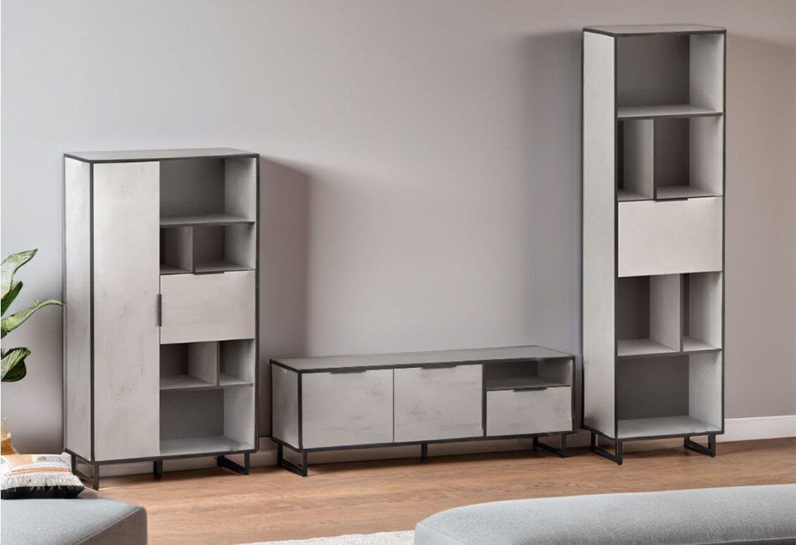 Фото Вітальня Moreli Forte / Форте 285 см бетон тефра