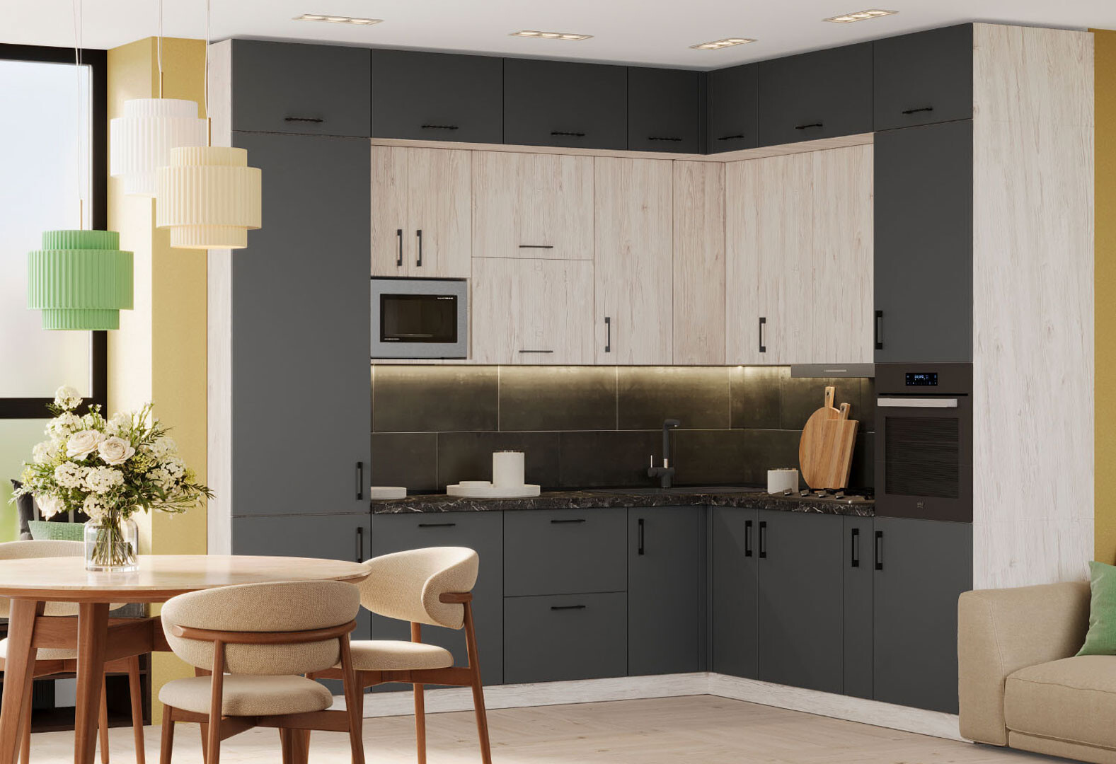 Фото 1 - Модульная кухня Амели / Ameli Мебель Стар