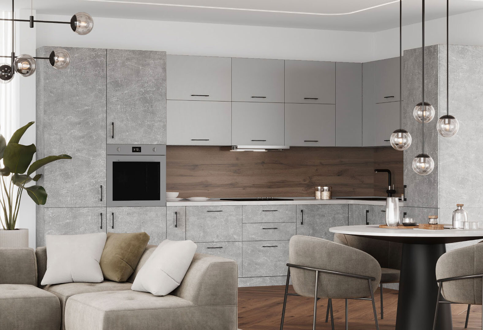 Фото 3 - Модульная кухня Амели / Ameli Мебель Стар