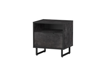 Фото Приліжкова тумба Moreli F-0011 Forte / Форте, 49 см бетон темний