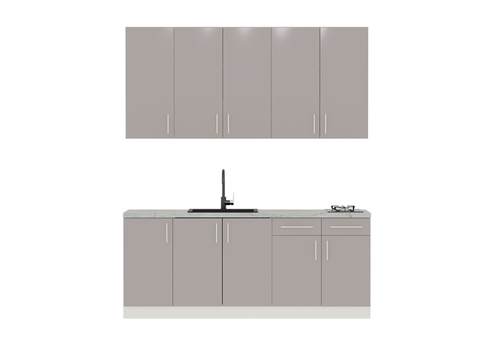 Фото 4 - Кухня Вип-Мастер МоДа / MoDa 2.0 капучіно глянець New