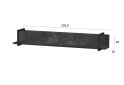 Image 3 - Полка Moreli F-0015 Forte / Форте, 136 см бетон тёмный