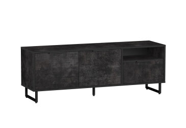 Image ТВ тумба Moreli F-0007 Forte / Форте, 140 см бетон тёмный