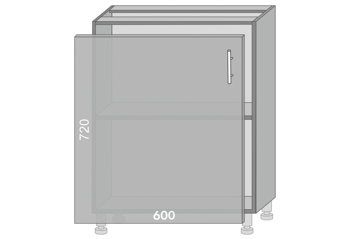 Фото Низ 600 Blum Амели / Ameli Мебель Стар