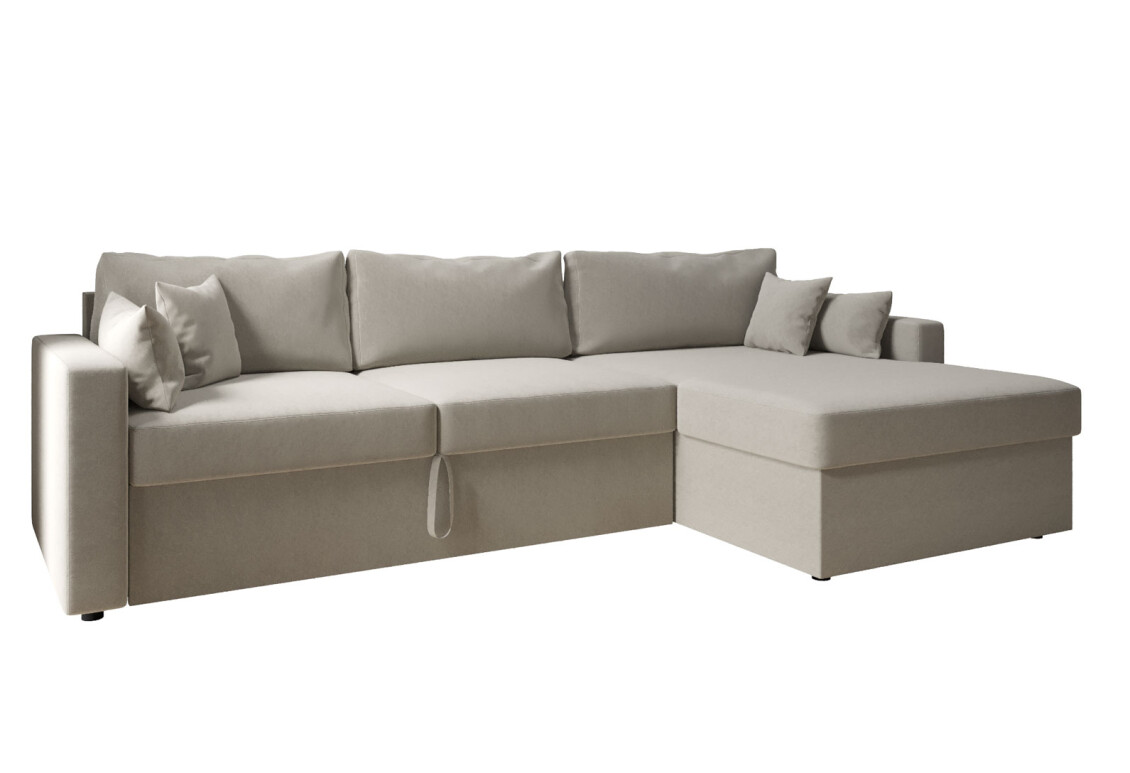 Фото Мягкий уголок Вика Титан Люкс 293x172 см,светло-бежевый (Steam 4, задняя спинка в основной ткани)