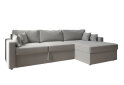 Image 1 - Мягкий уголок Вика Титан Люкс 293x172 см,светло-серый (Madera 20, задняя спинка в основной ткани)