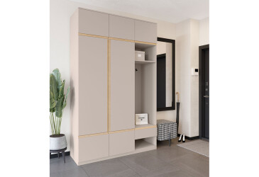 Фото Прихожая Svit Mebliv Фрида 150 см, тоффи / дуб сонома