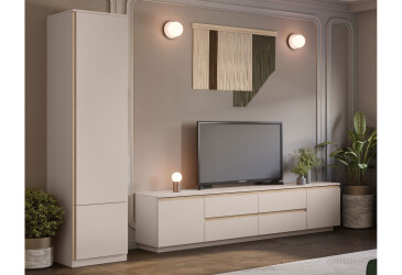 Фото Гостиная Svit Mebliv Фрида 280 см, тоффи / дуб сонома