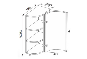 Фото Низ 30НЗР/820 окончание радиусное