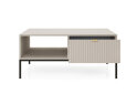 Image 5 - Стол журнальный Perfect Home Нова / Nova 104х68 см, кашемир, черные ножки