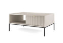 Image 1 - Стол журнальный Perfect Home Нова / Nova 104х68 см, кашемир, черные ножки