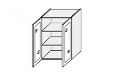 Фото Верх 80В/720 2дв вітрина Вінтаж / Vintage MiroMark