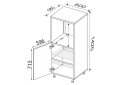 Image 2 - Пенал 60ПД/1420 духовка Pro Blum Винтаж / Vintage МироМарк