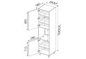 Image 2 - Пенал 60ПД/2320 духовка Pro Blum Винтаж / Vintage МироМарк