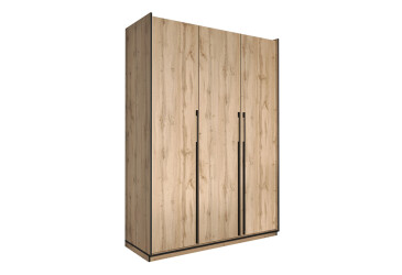 Фото Шафа Moreli Ramo / Рамо R-0015 3-дверна з полицями 148,4 см, дуб аппалачі