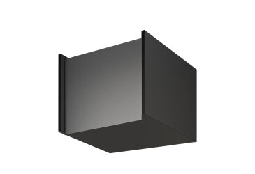 Image Антресоль Moreli Ramo / Рамо R-0021 1-дверна 51,8 см, антрацит