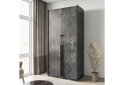 Image 2 - Шкаф-пенал Moreli Ramo / Рамо R-0013 2-дверный с полками 100,1 см, бетон тёмный