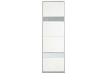 Фото Фасад Комб 14_14/1 ДСП + Зеркало Серебро 746х2400 Шкаф-купе 2Д 1500х2400 Киевский стандарт