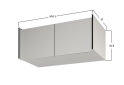 Изображение 4 - Антресоль Moreli Ramo / Рамо R-0022 2-дверная 100,1 см, белый