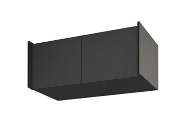 Фото Антресоль Moreli Ramo / Рамо R-0022 2-дверна 100,1 см, антрацит