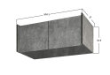 Изображение 3 - Антресоль Moreli Ramo / Рамо R-0022 2-дверная 100,1 см, бетон