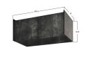 Image 3 - Антресоль Moreli Ramo / Рамо R-0022 2-дверна 100,1 см, бетон темний