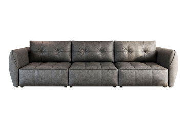 Фото Диван UMa Альб 3S / ALB 3С 349х123 см раскладной серый (Wind 82)