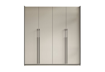 Image Шафа Moreli Ramo / Рамо R-0018 4-дверна зі штангами і полицями 196,8 см, кашемір