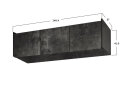 Image 3 - Антресоль Moreli Ramo / Рамо R-0023 3-дверна 148,4 см, бетон темний