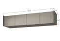 Image 3 - Антресоль Moreli Ramo / Рамо R-0024 4-дверная 196,8 см, кашемир