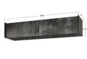 Image 3 - Антресоль Moreli Ramo / Рамо R-0024 4-дверна 196,8 см, бетон темний