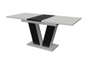 Фото 5 - Стол Неман Рой раздвижной 140/180х80, белый / чёрный глянец