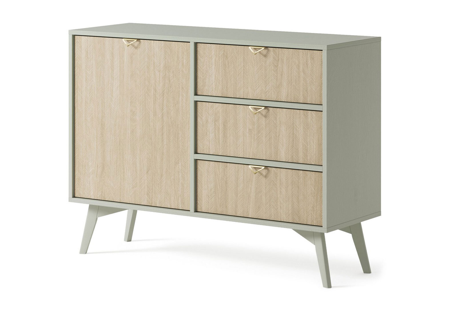 Фото 1 - Комод Perfect Home Форест / Forest KSZD106 106 см, эвкалипт / ель сканди