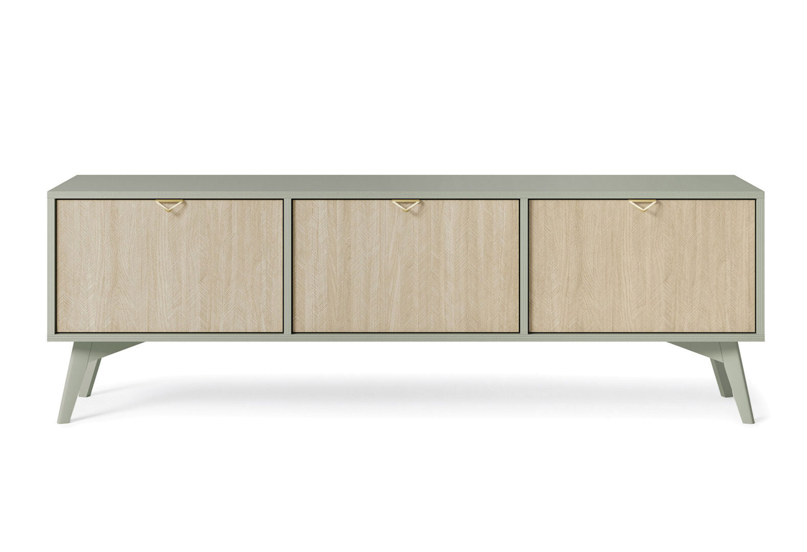 Фото 2 - Тумба под ТВ Perfect Home Форест / Forest RTV158 158 см, эвкалипт / ель сканди