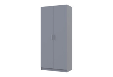 Фото Шкаф Doros Promo / Промо 2 ДСП 2-дверная 90 см Серый