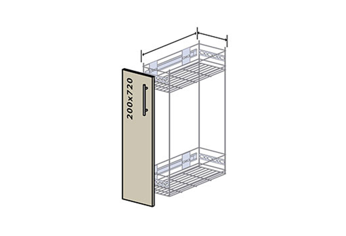 Фото Фасад ф 200*720 карго Sonata Вип-Мастер
