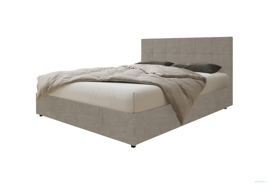 Фото Ліжко Vika Грінвіч 160х200 см підйомне бежеве (Marino 03)