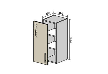 Фото В2 Тумба 1Д 30 Соната Люкс / Sonata Luxe Вип-Мастер
